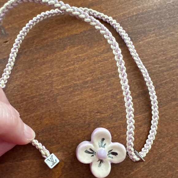 Authentic Louis Vuitton choker blooming ceramic necklace - Picture 1 of 5